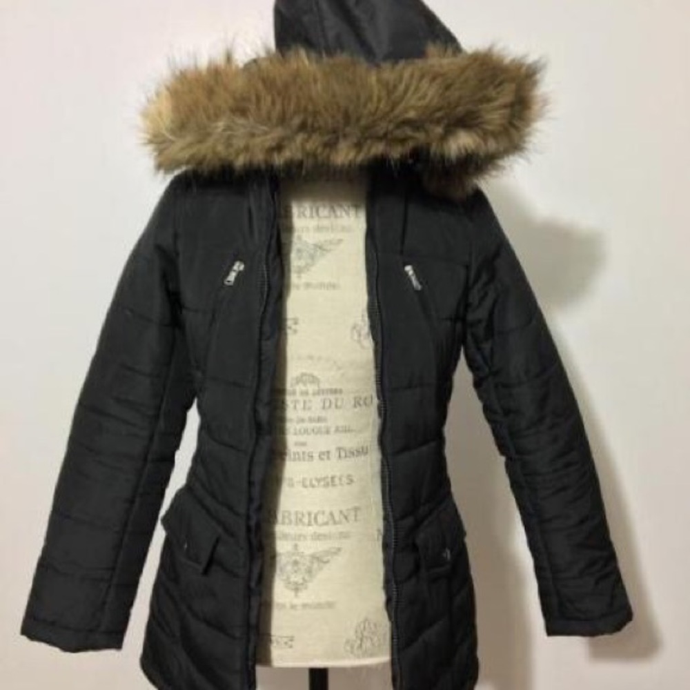 Small celebrity pink puffy jacket